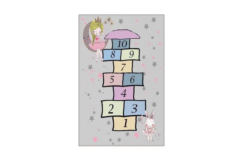 Käytävämatto Nooralha 100x150 cm Suorakaide - Monivärinen - Kodintekstiilit & matot - Matto - Moderni matto - Käytävämatto