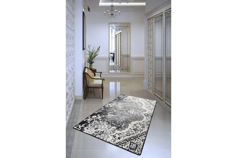 Käytävämatto Raylee 100x300 cm - Monivärinen / Sametti - Kodintekstiilit & matot - Matto - Moderni matto - Käytävämatto