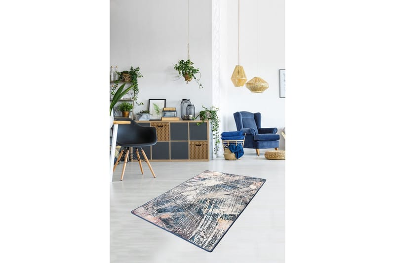 Käytävämatto Teslime 100x300 cm - Monivärinen / Sametti - Kodintekstiilit & matot - Matto - Moderni matto - Käytävämatto