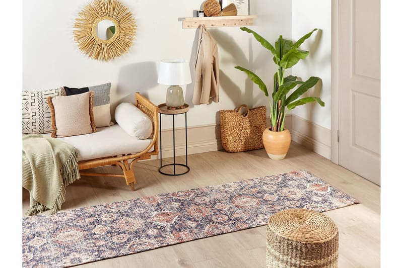 Käytävämatto Kurin 80x300 cm - Sininen - Kodintekstiilit & matot - Matto - Moderni matto - Käytävämatto