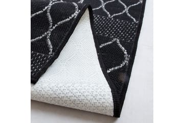 Matto Dawn Foam-2 80x150 cm - Musta - Kodintekstiilit & matot - Matto - Moderni matto - Käytävämatto