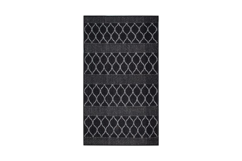 Matto Dawn Foam-2 80x250 cm - Musta - Kodintekstiilit & matot - Matto - Moderni matto - Käytävämatto