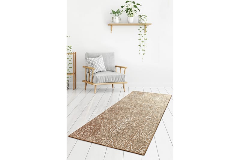 Matto Koshe 80x300 cm - Beige/Sametti - Käytävämatto