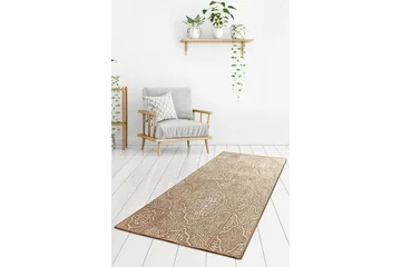 Matto Koshe 80x300 cm - Beige/Sametti - Kodintekstiilit & matot - Matto - Moderni matto - Käytävämatto