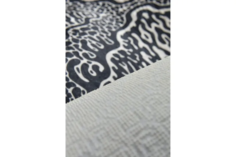 Matto Koshe 80x300 cm - Musta / Sametti - Kodintekstiilit & matot - Matto - Moderni matto - Käytävämatto