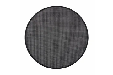 Matto Lyyra2 Pyöreä 200 cm Musta