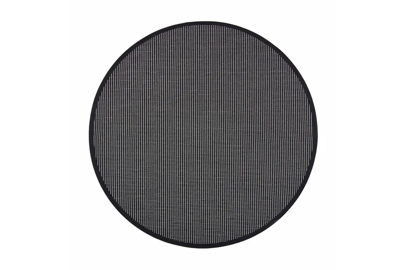 Matto Lyyra2 Pyöreä 200 cm Musta - VM Carpet - Kodintekstiilit & matot - Matto - Moderni matto - Käytävämatto