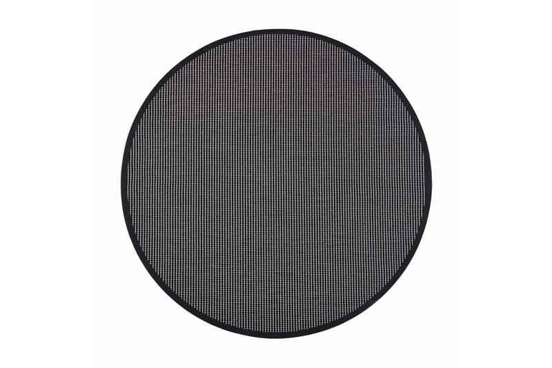 Matto Lyyra2 Pyöreä 133 cm Musta - VM Carpet - Kodintekstiilit & matot - Matto - Moderni matto - Käytävämatto