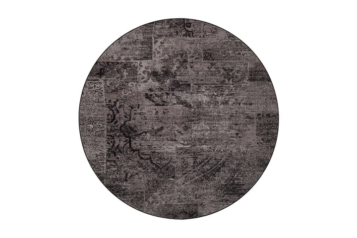 Matto Rustiikki Pyöreä 240 cm Musta - VM Carpet - Pyöreät matot - Persialainen matto - Itämainen matto
