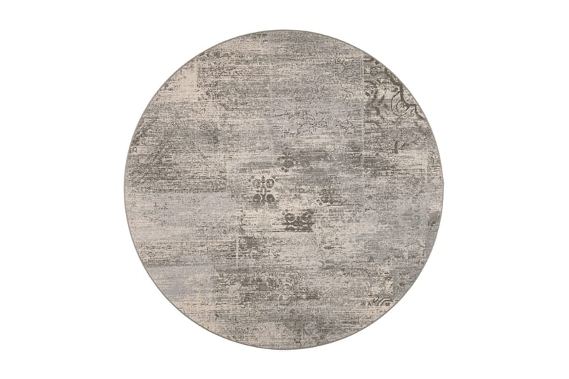 Matto Rustiikki Pyöreä 133 cm Harmaa - VM Carpet - Kodintekstiilit & matot - Matto - Pyöreät matot