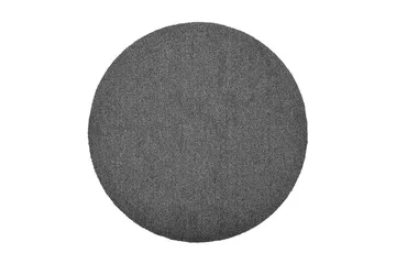 Matto Viita Pyöreä 133 cm Musta - VM Carpet - Kodintekstiilit & matot - Matto - Moderni matto - Villamatto