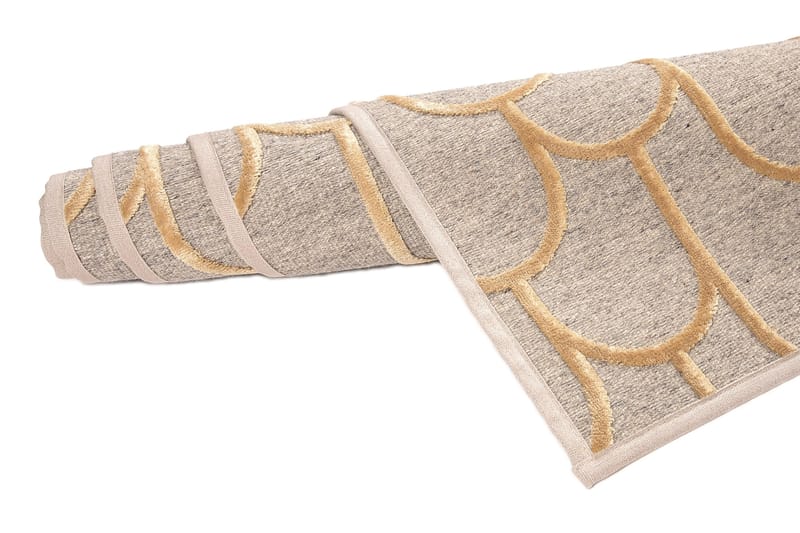 Matto Paanu 80x200 cm Kulta - VM Carpet - Kodintekstiilit & matot - Matto - Moderni matto - Käytävämatto