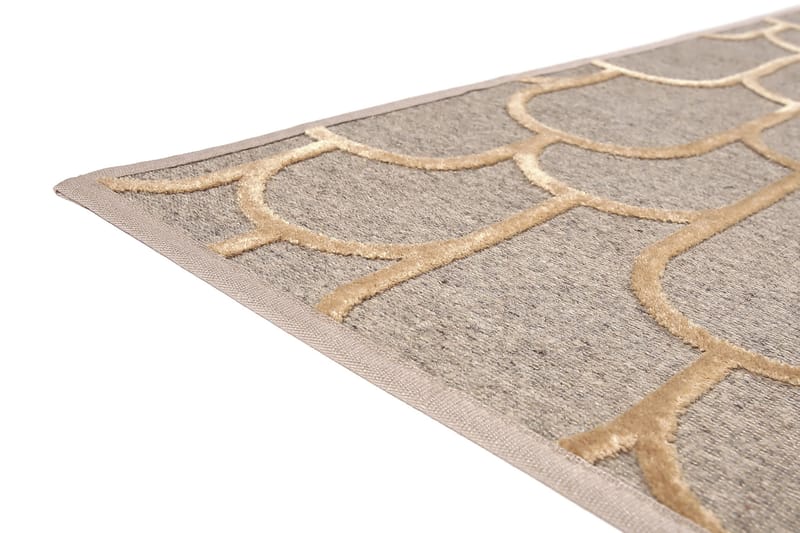 Matto Paanu 80x200 cm Kulta - VM Carpet - Kodintekstiilit & matot - Matto - Moderni matto - Käytävämatto