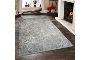Käytävämatto Naveena 80x150 cm Suorakaide - Harmaa/Kerma - Kodintekstiilit & matot - Matto - Moderni matto - Wilton-matto