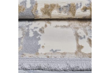 Käytävämatto Naveena 80x500 cm Suorakaide - Harmaa/Beige/Kerma - Kodintekstiilit & matot - Matto - Moderni matto - Käytävämatto