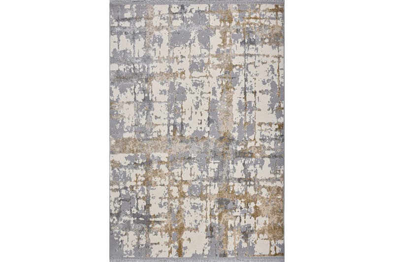 Käytävämatto Naveena 80x500 cm Suorakaide - Harmaa/Beige/Kerma - Kodintekstiilit & matot - Matto - Moderni matto - Käytävämatto