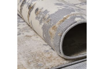 Käytävämatto Naveena 80x500 cm Suorakaide - Harmaa/Beige/Kerma - Kodintekstiilit & matot - Matto - Moderni matto - Käytävämatto