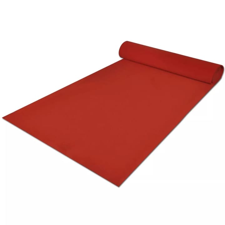 Punainen Matto 1 x 5 m - Punainen - Käytävämatto