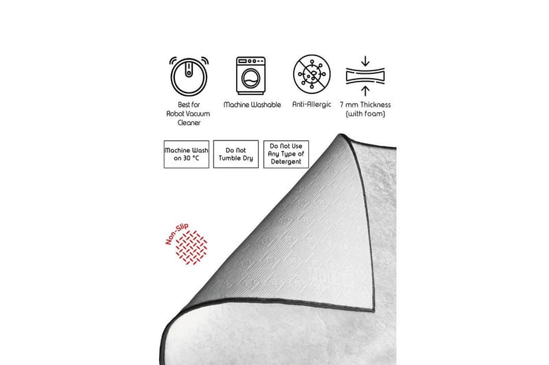 Käytävämatto Stribor Monivärinen - 80 x 200 cm - Kodintekstiilit & matot - Matto - Moderni matto - Käytävämatto