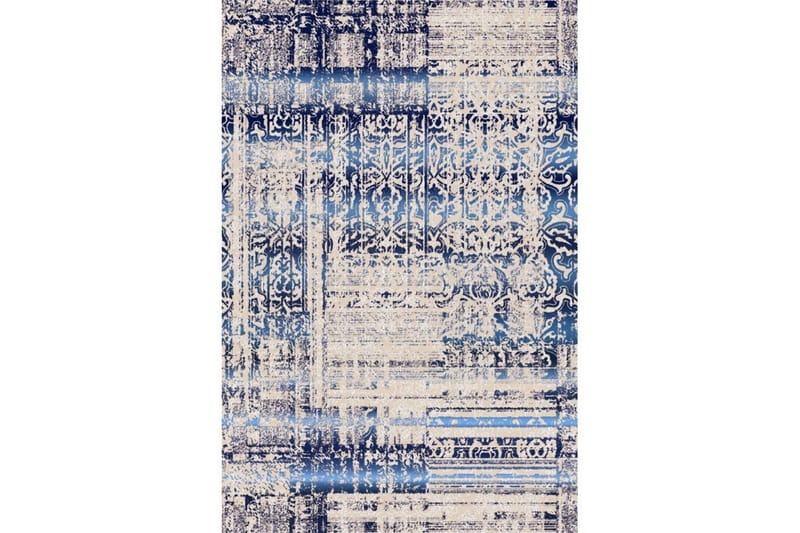 Käytävämatto Stribor Sininen - 80 x 200 cm - Kodintekstiilit & matot - Matto - Moderni matto - Käytävämatto