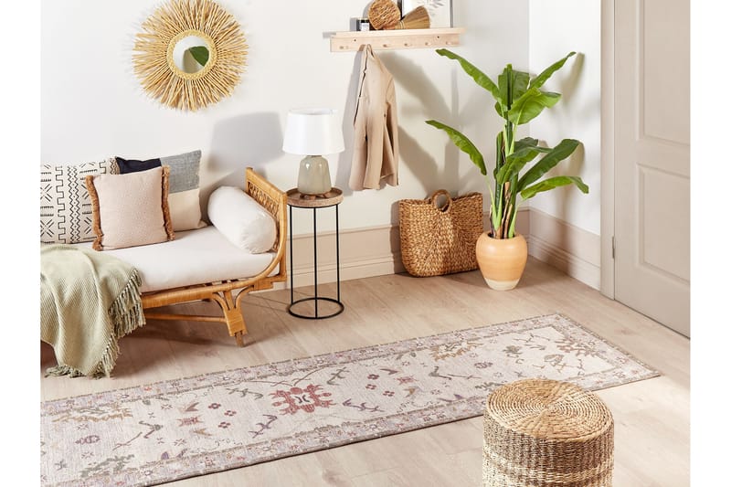 Käytävämatto Yanoba 80x300 cm - Beige - Kodintekstiilit & matot - Matto - Moderni matto - Käytävämatto