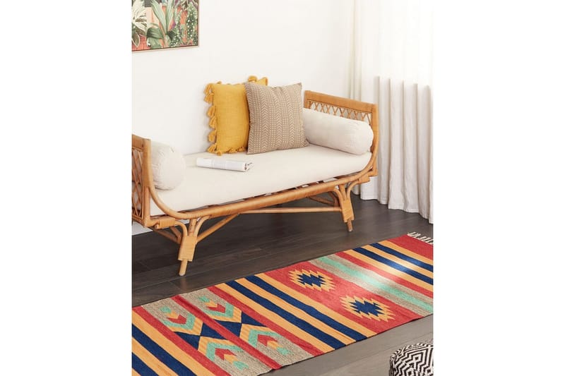 Kelim-matto Hatis - 80x300 cm - Kodintekstiilit & matot - Matto - Moderni matto - Käytävämatto
