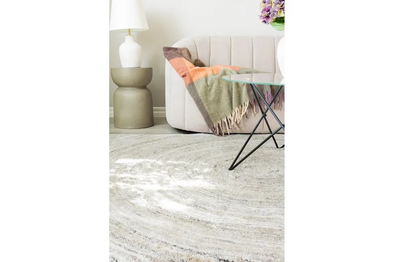 Koneella kudottu matto Bern Circle - 160x230 cm - Kodintekstiilit & matot - Matto - Moderni matto - Wilton-matto