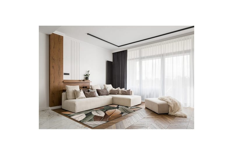 Koneella kudottu matto Brilliance Flower - 140x200 cm - Kodintekstiilit & matot - Matto - Moderni matto - Wilton-matto