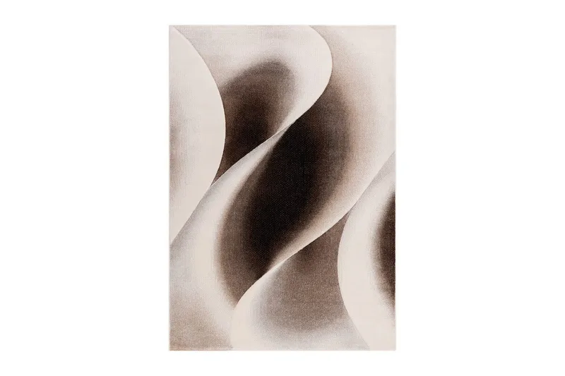 Koneella kudottu matto Brilliance Modern, 140x200 cm, Mokka