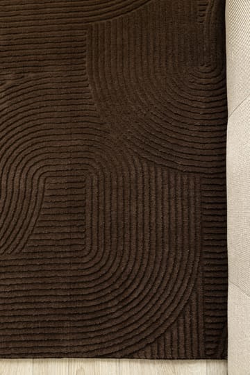 Konekudottu matto Castello Art 160x230 cm - Suklaa - Kodintekstiilit & matot - Matto - Moderni matto - Wilton-matto