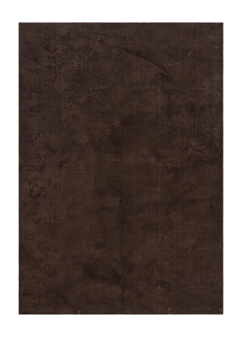 Konekudottu matto Castello Art 240x340 cm, Suklaa