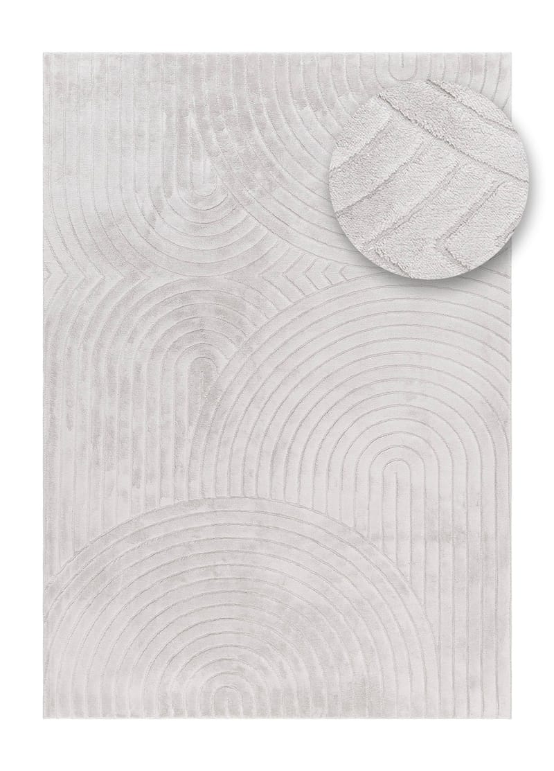 Konekudottu matto Cozy Zen 200x290 cm - Harmaa - Kodintekstiilit & matot - Matto - Moderni matto - Wilton-matto