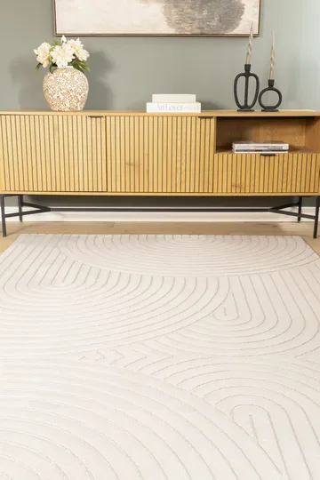 Konekudottu matto Cozy Zen 200x290 cm - Harmaa - Kodintekstiilit & matot - Matto - Moderni matto - Wilton-matto