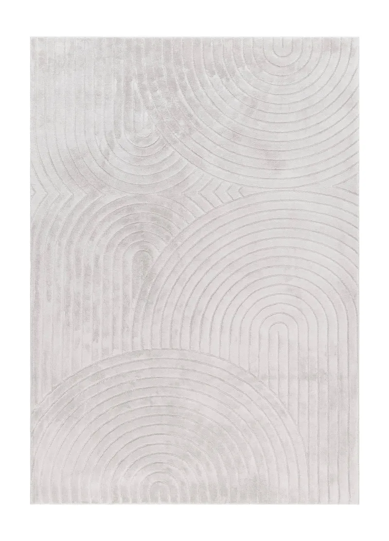 Konekudottu matto Cozy Zen 200x290 cm, Harmaa