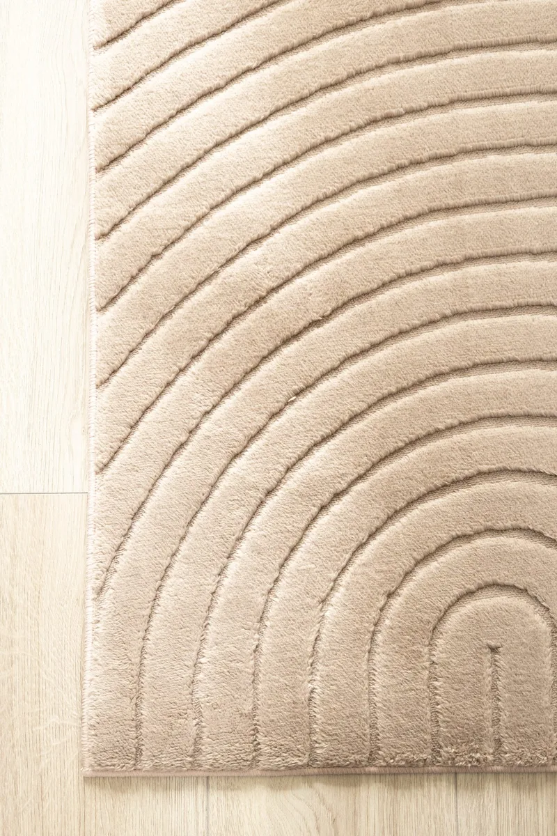 Konekudottu matto Cozy Zen 200x290 cm - Taupe - Kodintekstiilit & matot - Matto - Moderni matto - Wilton-matto