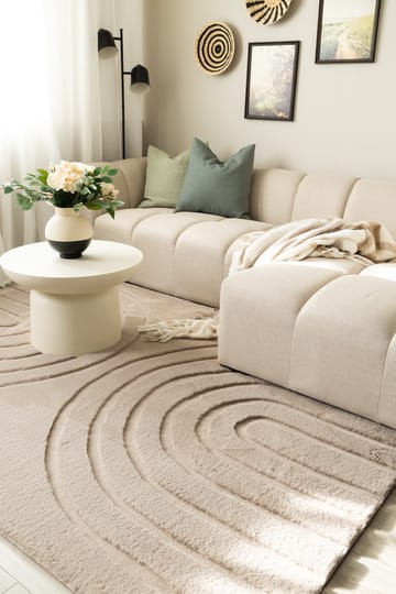 Konekudottu matto Heaven Art 160x230 cm - Taupe - Kodintekstiilit & matot - Matto - Moderni matto - Wilton-matto