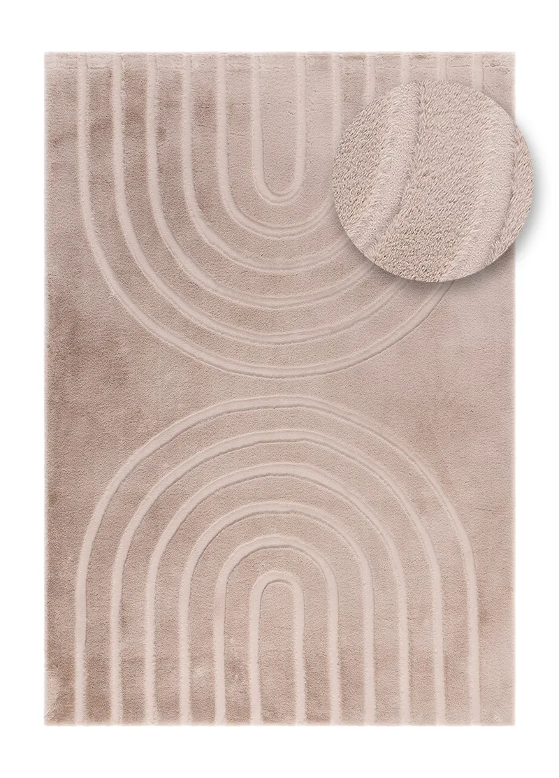 Konekudottu matto Heaven Art 160x230 cm - Taupe - Kodintekstiilit & matot - Matto - Moderni matto - Wilton-matto