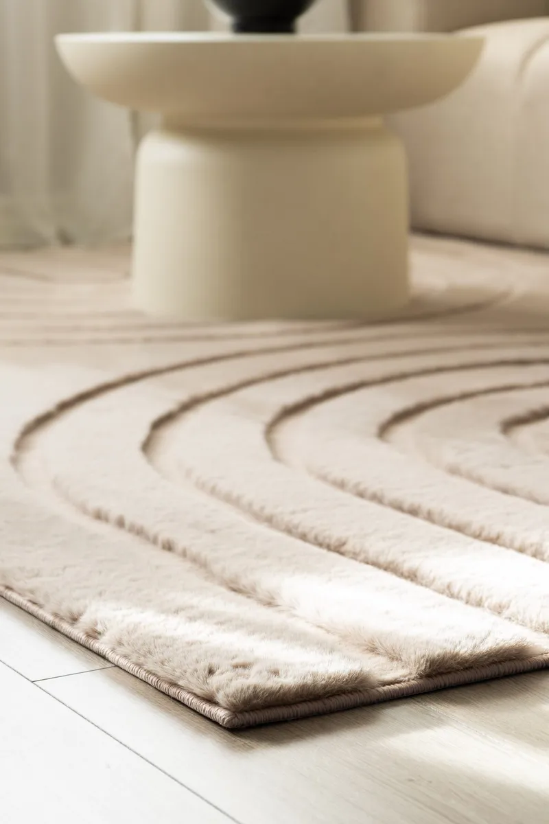 Konekudottu matto Heaven Art 200x290 cm - Taupe - Kodintekstiilit & matot - Matto - Moderni matto - Wilton-matto