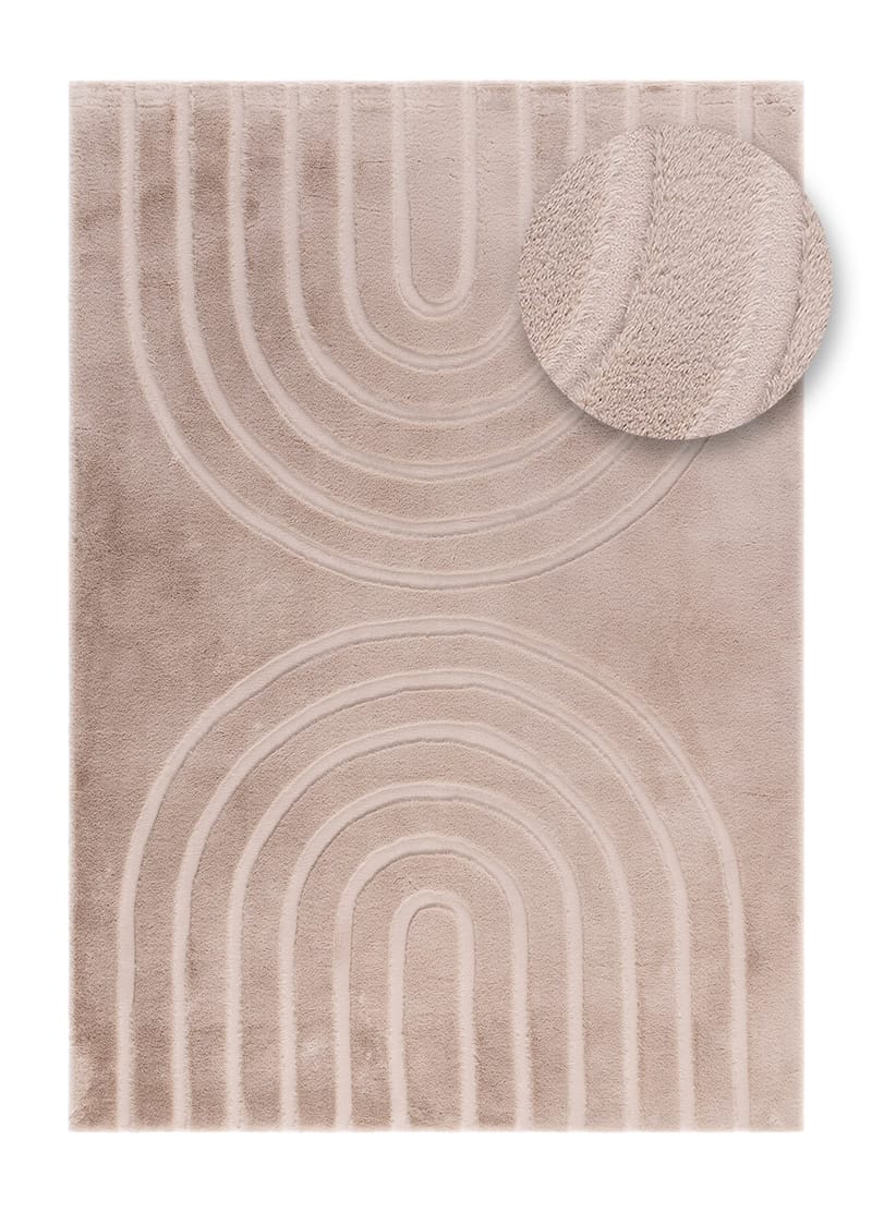 Konekudottu matto Heaven Art 200x290 cm - Taupe - Kodintekstiilit & matot - Matto - Moderni matto - Wilton-matto