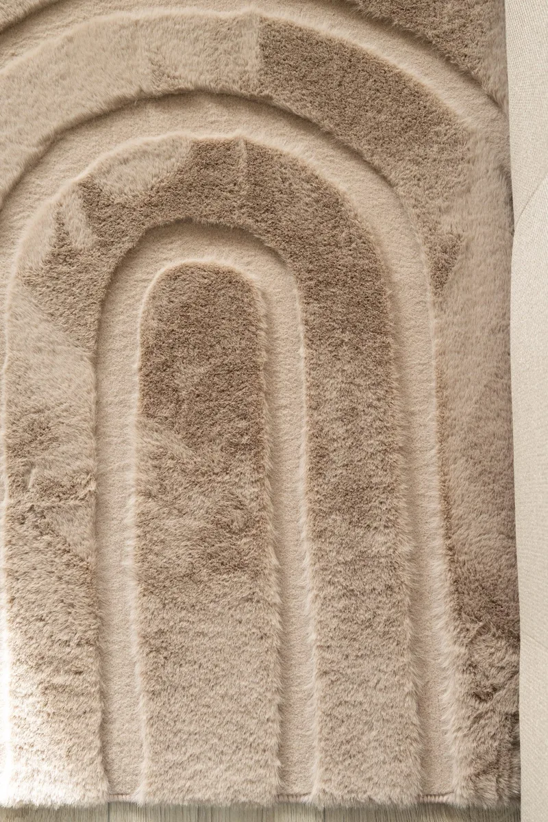 Konekudottu matto Heaven Art 200x290 cm - Taupe - Kodintekstiilit & matot - Matto - Moderni matto - Wilton-matto