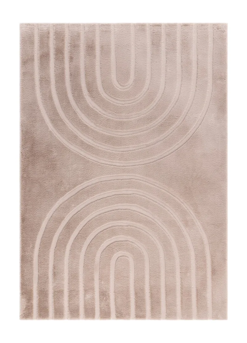 Konekudottu matto Heaven Art 240x340 cm, Taupe