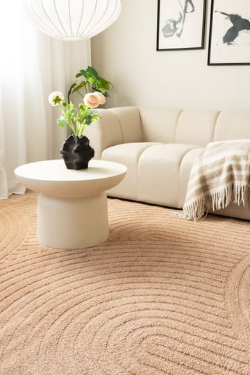 Konekudottu matto KM Home Genova Zen 240x340 cm Peach - persikka - Kodintekstiilit & matot - Matto - Moderni matto - Wilton-matto