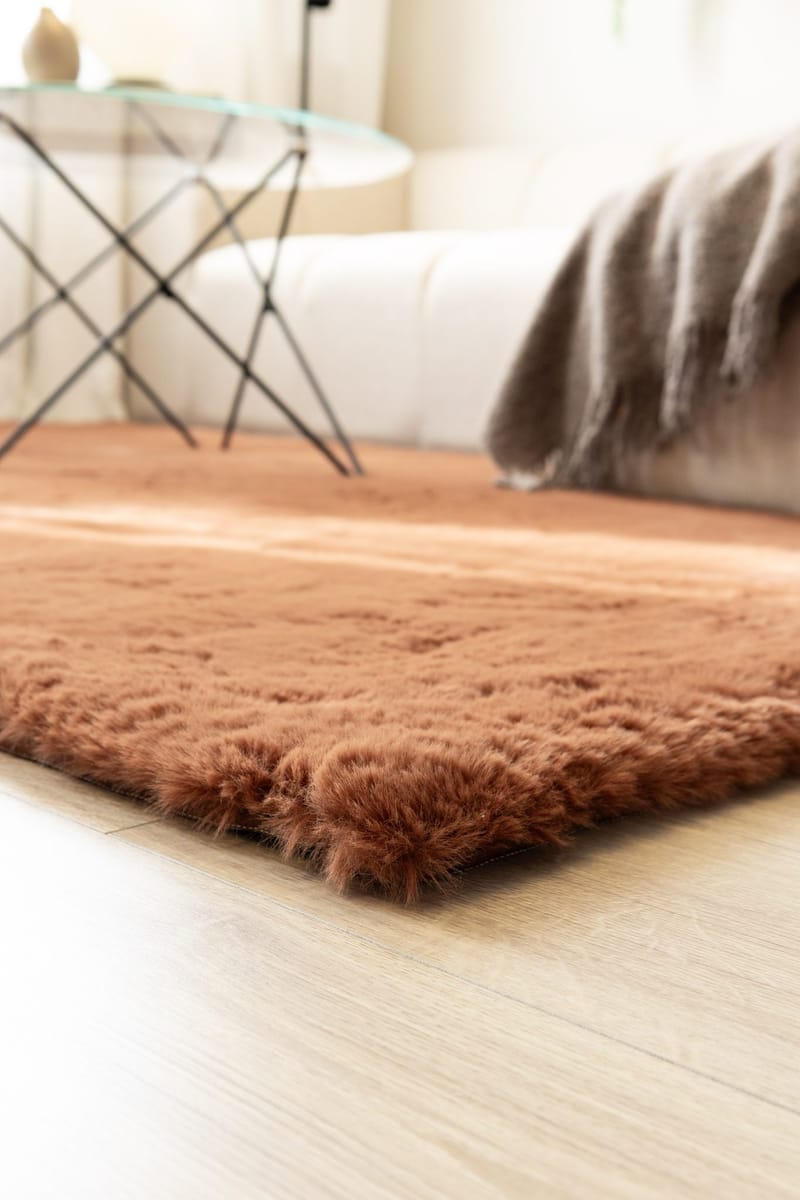 Konekudottu matto KM Home Heaven Deluxe 160x230 Ruoste - ruoste - Kodintekstiilit & matot - Matto - Moderni matto - Wilton-matto