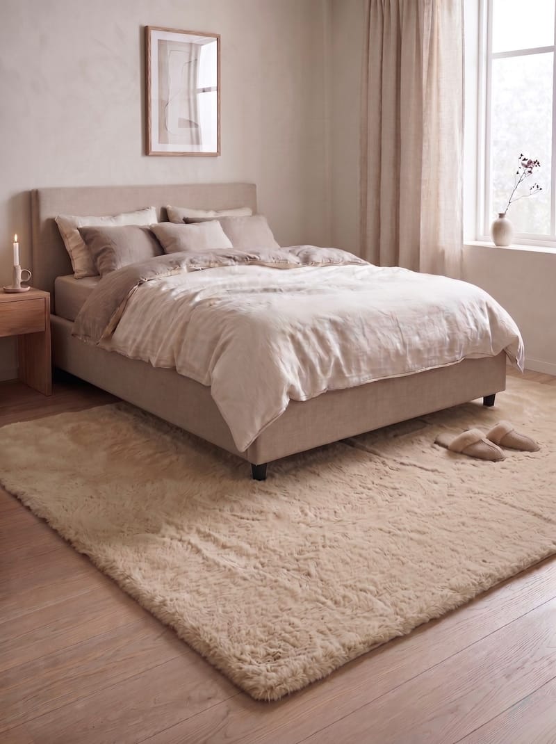 Konekudottu matto KM Home Heaven Deluxe 160x230 Tummanpellava - Tumma pellava - Kodintekstiilit & matot - Matto - Moderni matto - Wilton-matto