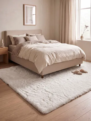 Konekudottu matto KM Home Heaven Deluxe 200x290 Creme - Kerma - Kodintekstiilit & matot - Matto - Moderni matto - Wilton-matto