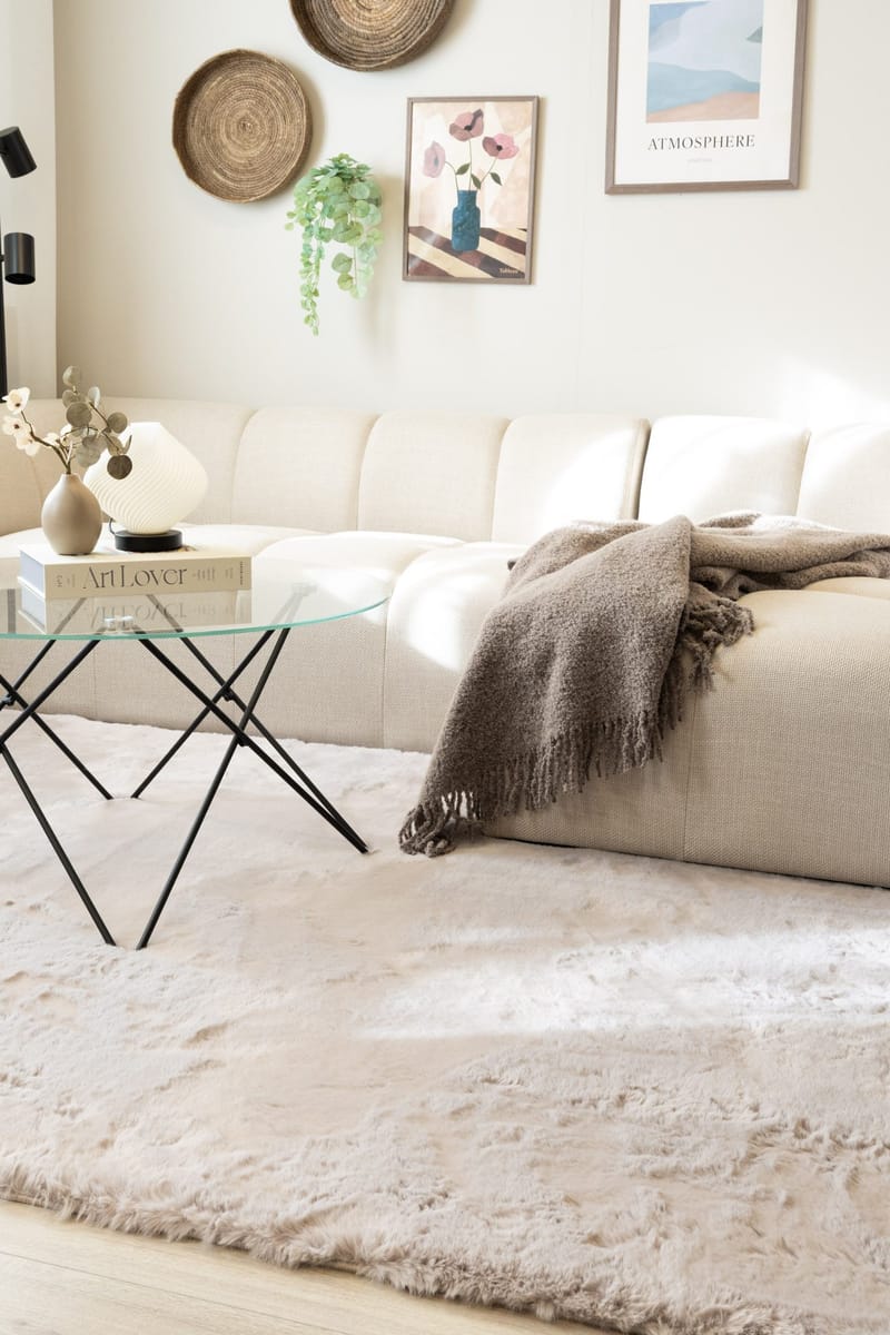 Konekudottu matto KM Home Heaven Deluxe 230x330 Greige - Greige - Kodintekstiilit & matot - Matto - Moderni matto - Wilton-matto