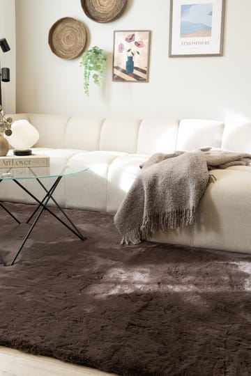 Konekudottu matto KM Home Heaven Deluxe 230x330 Suklaa - Suklaa - Kodintekstiilit & matot - Matto - Moderni matto - Wilton-matto