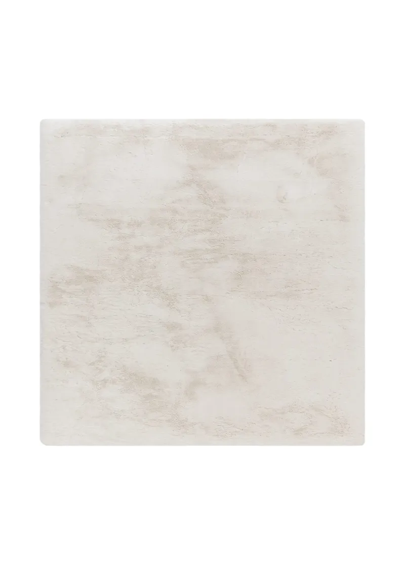 Konekudottu matto KM Home Heaven Deluxe NELIÖ 200x200 Creme, Creme