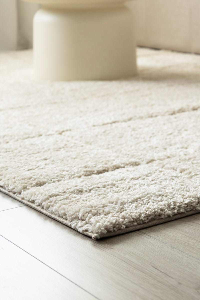 Konekudottu matto KM Home Montana Square 140x200 Pellava - pellava - Kodintekstiilit & matot - Matto - Moderni matto - Wilton-matto
