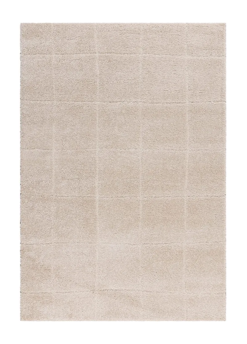 Konekudottu matto KM Home Montana Square 140x200 Pellava, pellava